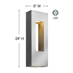 Hinkley Lighting Atlantis Large Wall Mount Lantern