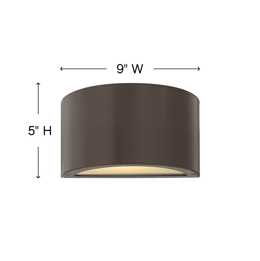Hinkley Lighting Luna Small Down Light Wall Mount Lantern