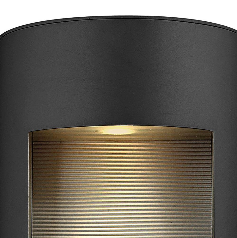 Hinkley Lighting 1664SK-LED Satin Black Large Wall Mount Lantern Image 2