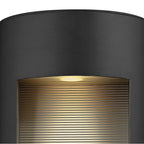 Hinkley Lighting 1664SK Satin Black Large Wall Mount Lantern Image 3