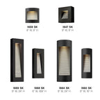 Hinkley Lighting 1664SK Satin Black Large Wall Mount Lantern Image 2