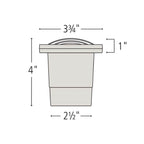 Hinkley Lighting 16704MZ Matte Bronze Hardy Island Grill Top Well Light Image 5