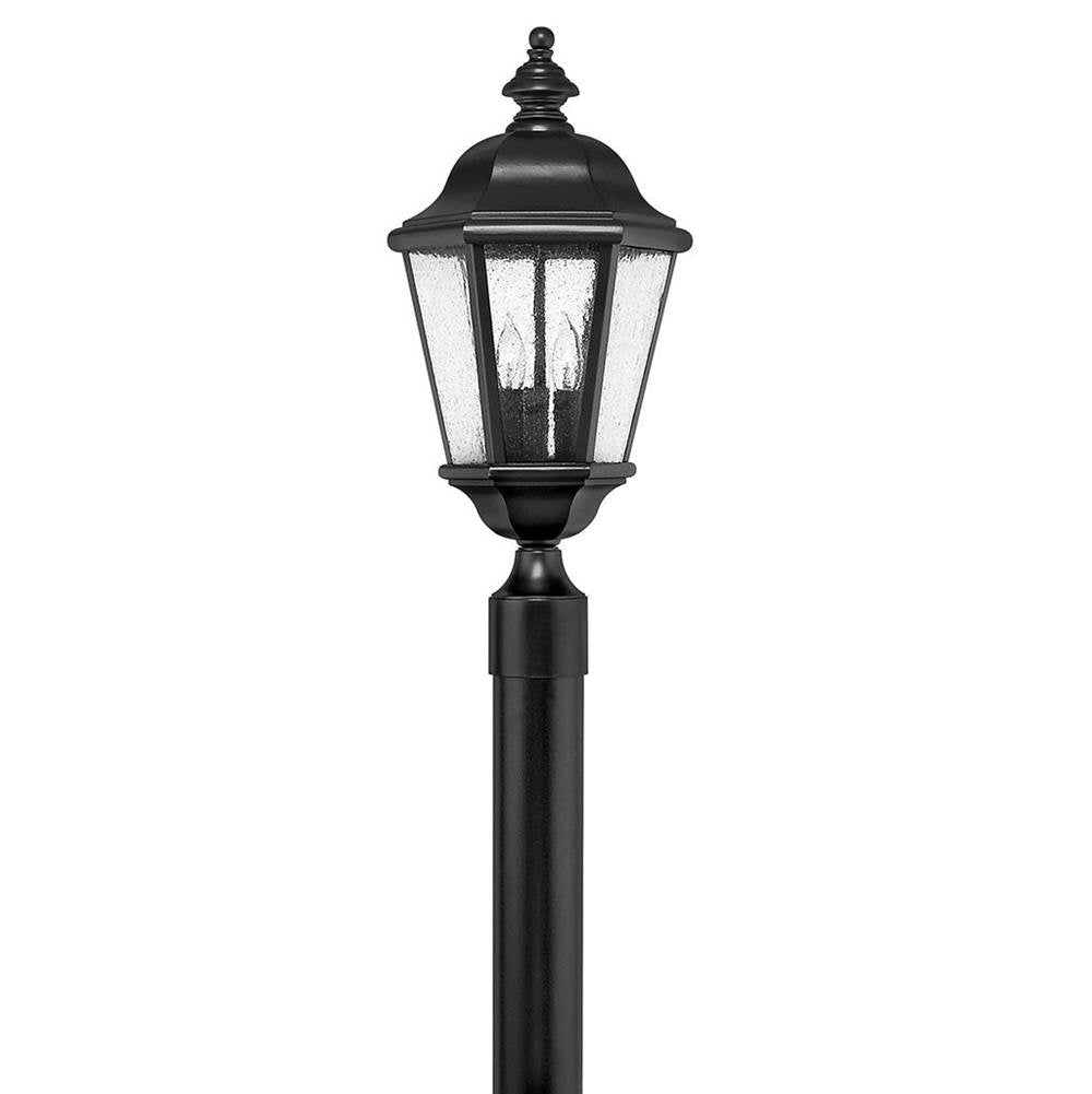 Hinkley Lighting 1671BK-LL Black Large Post Top Or Pier Mount Lantern Image 1