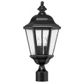 Hinkley Lighting 1671BK-LV Black Large Post Top Or Pier Mount Lantern 12v Image 1