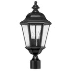 Hinkley Lighting 1671BK-LV Black Large Post Top Or Pier Mount Lantern 12v Image 1