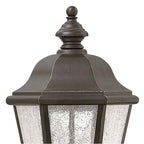 Hinkley Lighting 1671OZ-LL Oil Rubbed Bronze Large Post Top Or Pier Mount Lantern Image 2