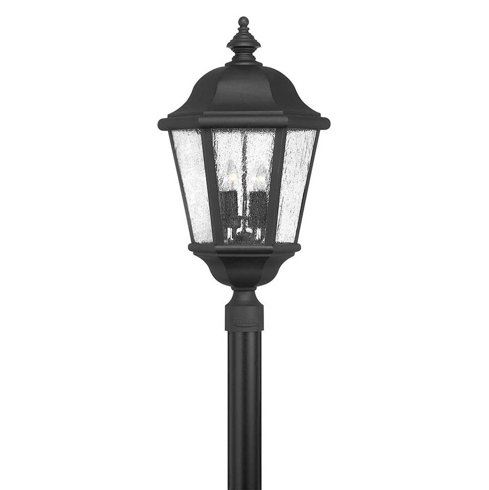 Hinkley Lighting 1677BK-LL Black Extra Large Post Top Or Pier Mount Lantern Image 1