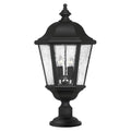 Hinkley Lighting 1677BK-LV Black Extra Large Post Top Or Pier Mount Lantern 12v Image 1