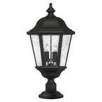 Hinkley Lighting 1677BK-LV Black Extra Large Post Top Or Pier Mount Lantern 12v Image 1