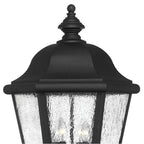 Hinkley Lighting 1677BK Black Extra Large Post Top Or Pier Mount Lantern Image 2