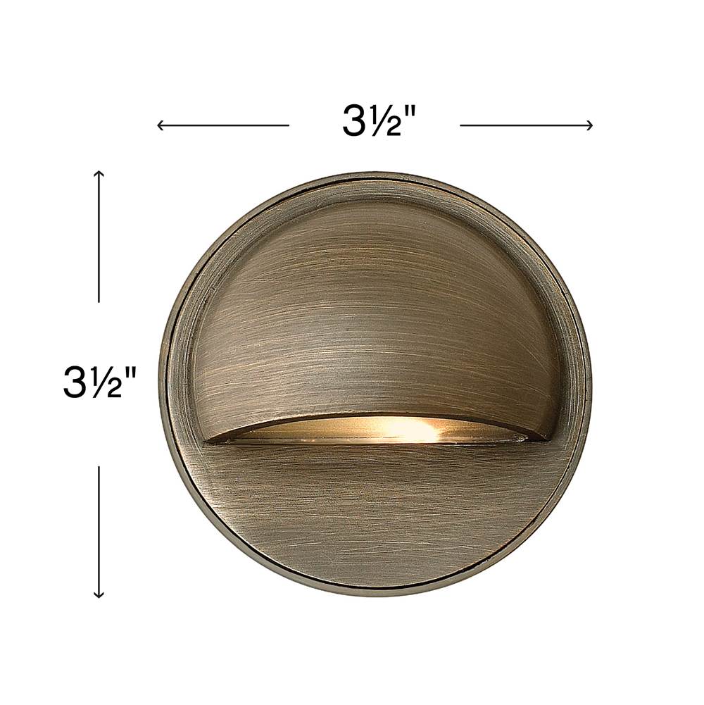 Hinkley Lighting Hardy Island Hardy Island Round Eyebrow Deck Sconce
