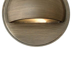 Hinkley Lighting 16801MZ-LL Matte Bronze Hardy Island Round Eyebrow Deck Sconce Image 2