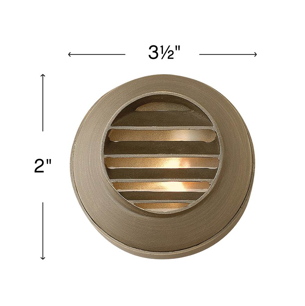 Hinkley Lighting Hardy Island Hardy Island Round Louvered Deck Sconce