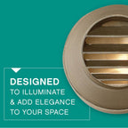 Hinkley Lighting 16804MZ-LL Matte Bronze Hardy Island Round Louvered Deck Sconce Image 2