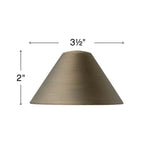 Hinkley Lighting 16805MZ-LED Matte Bronze Hardy Island Triangular Led Deck Sconce Image 3