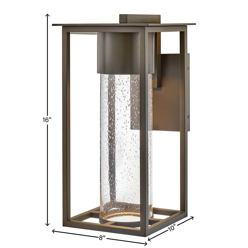 Hinkley Lighting 17020OZ-LL Oil Rubbed Bronze Medium Wall Mount Lantern Image 4