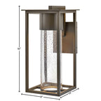 Hinkley Lighting 17020OZ-LL Oil Rubbed Bronze Medium Wall Mount Lantern Image 4