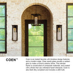 Hinkley Lighting 17020OZ-LL Oil Rubbed Bronze Medium Wall Mount Lantern Image 3