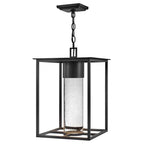 Hinkley Lighting 17022BK-LL Black Large Hanging Lantern Image 1