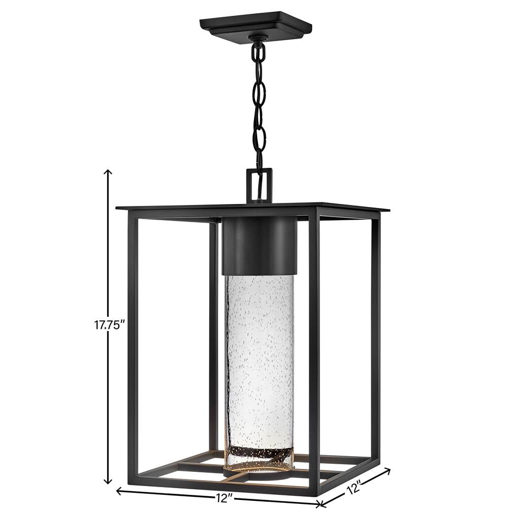 Hinkley Lighting 17022BK-LL Black Large Hanging Lantern Image 2