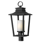 Hinkley Lighting 1741BK Black Medium Post Top Or Pier Mount Lantern Image 1