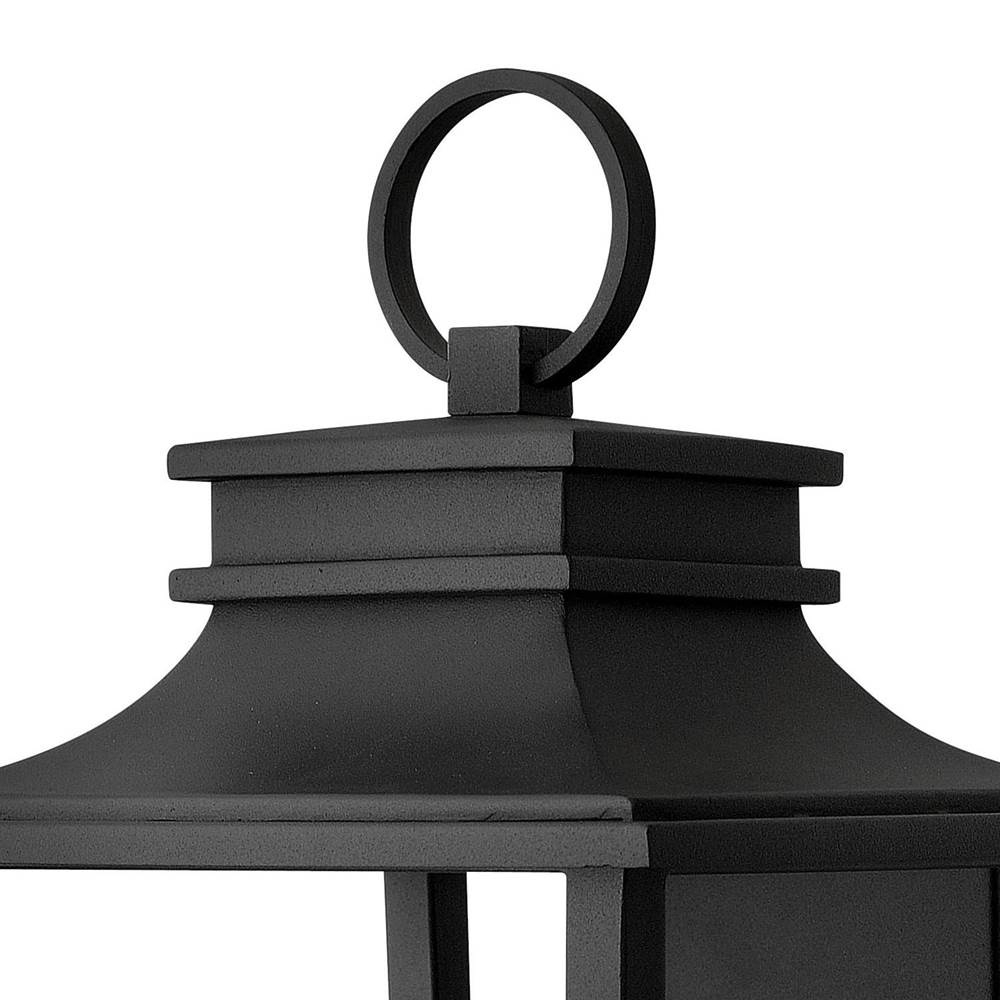 Hinkley Lighting 1745BK Black Medium Wall Mount Lantern Image 5