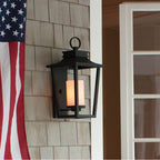 Hinkley Lighting 1745BK Black Medium Wall Mount Lantern Image 4