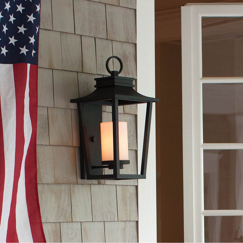Hinkley Lighting 1745BK Black Medium Wall Mount Lantern Image 4
