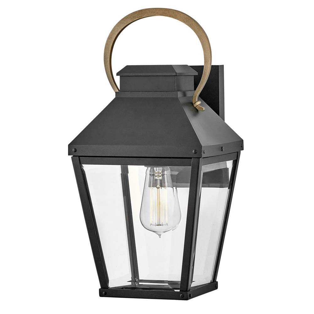 Hinkley Lighting 17500BK Black Small Wall Mount Lantern Image 1