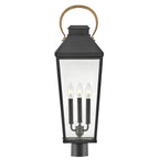 Hinkley Lighting 17501BK Black Large Post Top Or Pier Mount Lantern Image 1