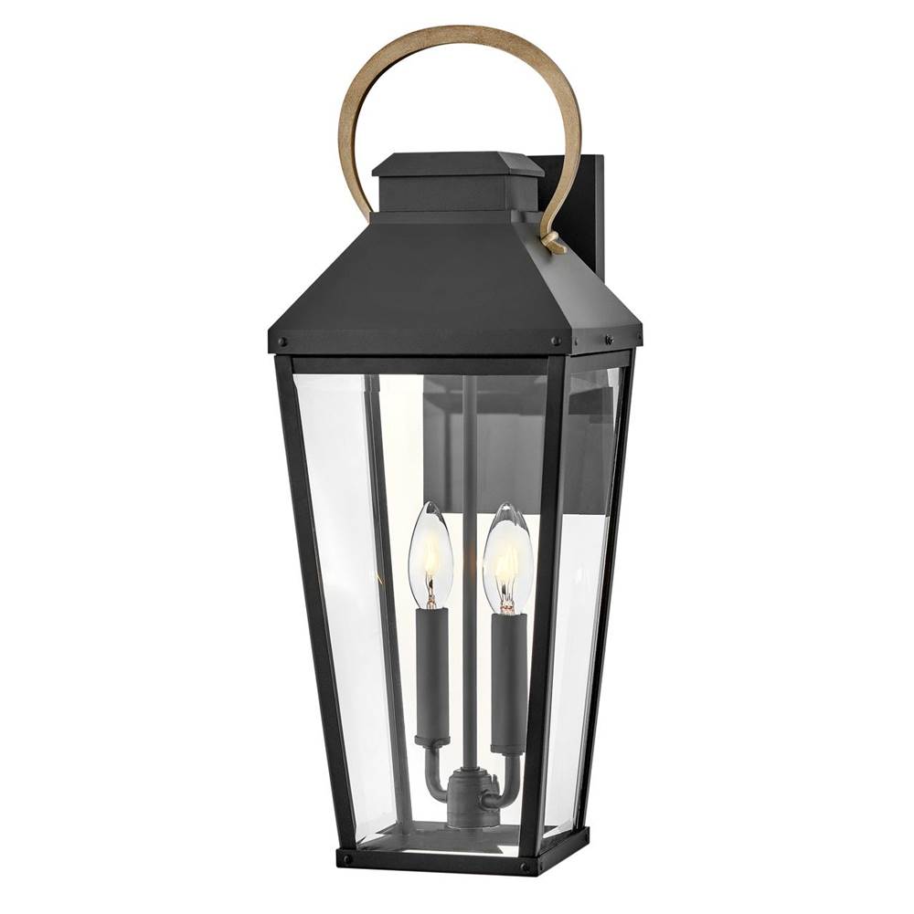 Hinkley Lighting 17504BK Black Medium Wall Mount Lantern Image 1