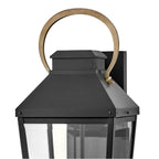Hinkley Lighting 17504BK Black Medium Wall Mount Lantern Image 5