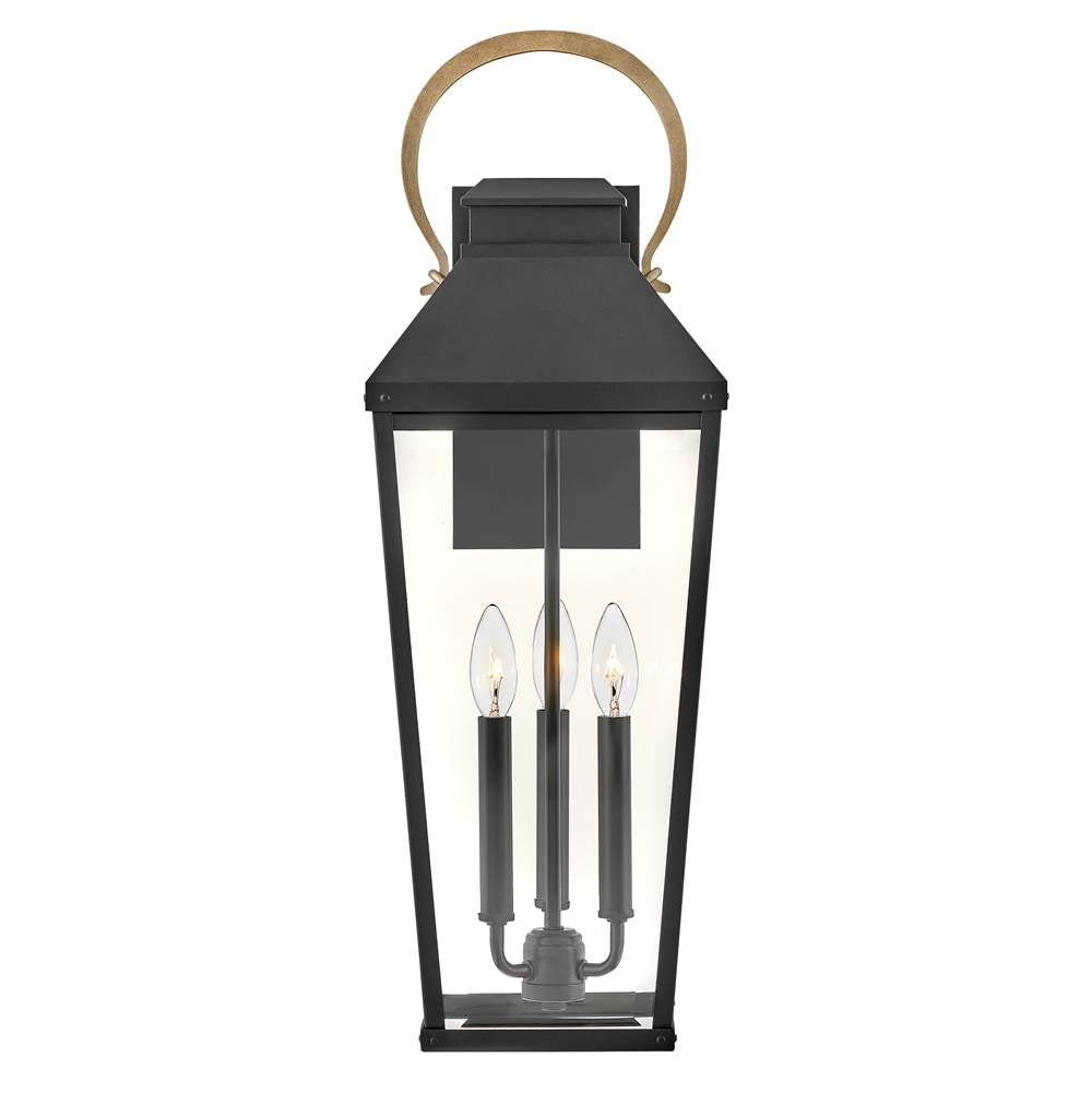 Hinkley Lighting 17505BK Black Large Wall Mount Lantern Image 7