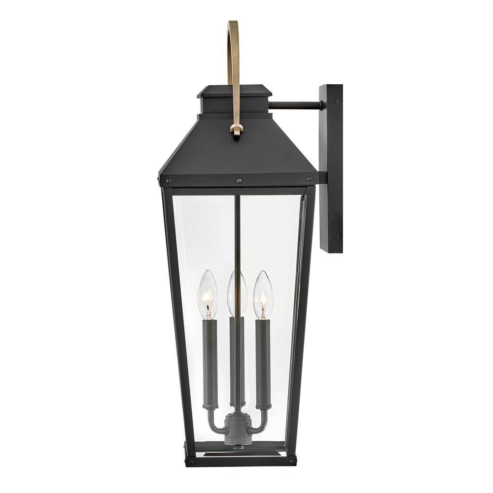 Hinkley Lighting 17505BK Black Large Wall Mount Lantern Image 6