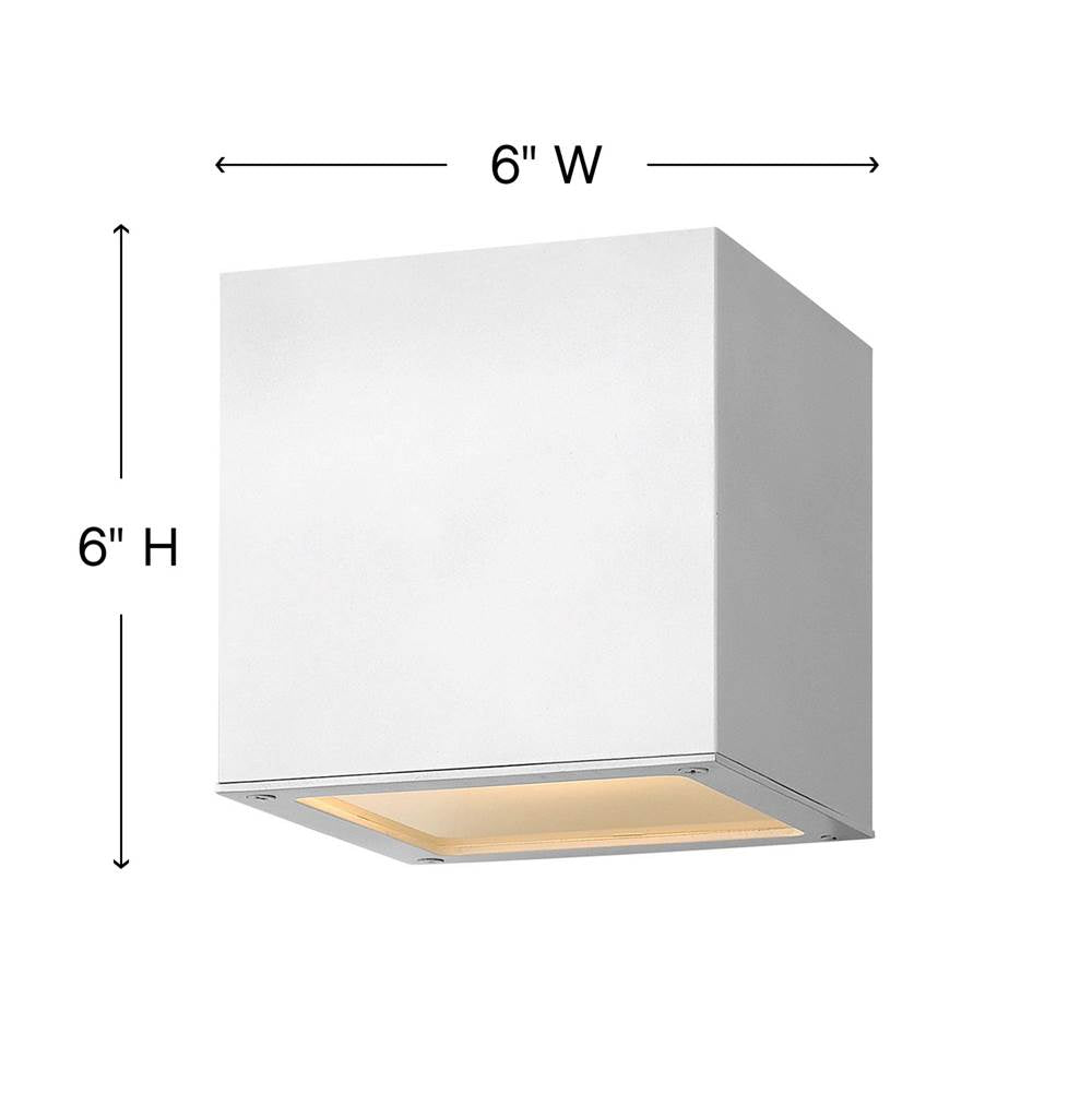 Hinkley Lighting Kube Small Down Light Wall Mount Lantern