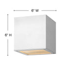Hinkley Lighting Kube Small Down Light Wall Mount Lantern