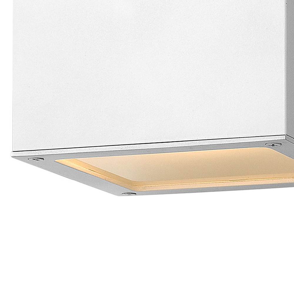 Hinkley Lighting 1768SW Satin White Small Down Light Wall Mount Lantern Image 2