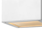 Hinkley Lighting 1768SW Satin White Small Down Light Wall Mount Lantern Image 2