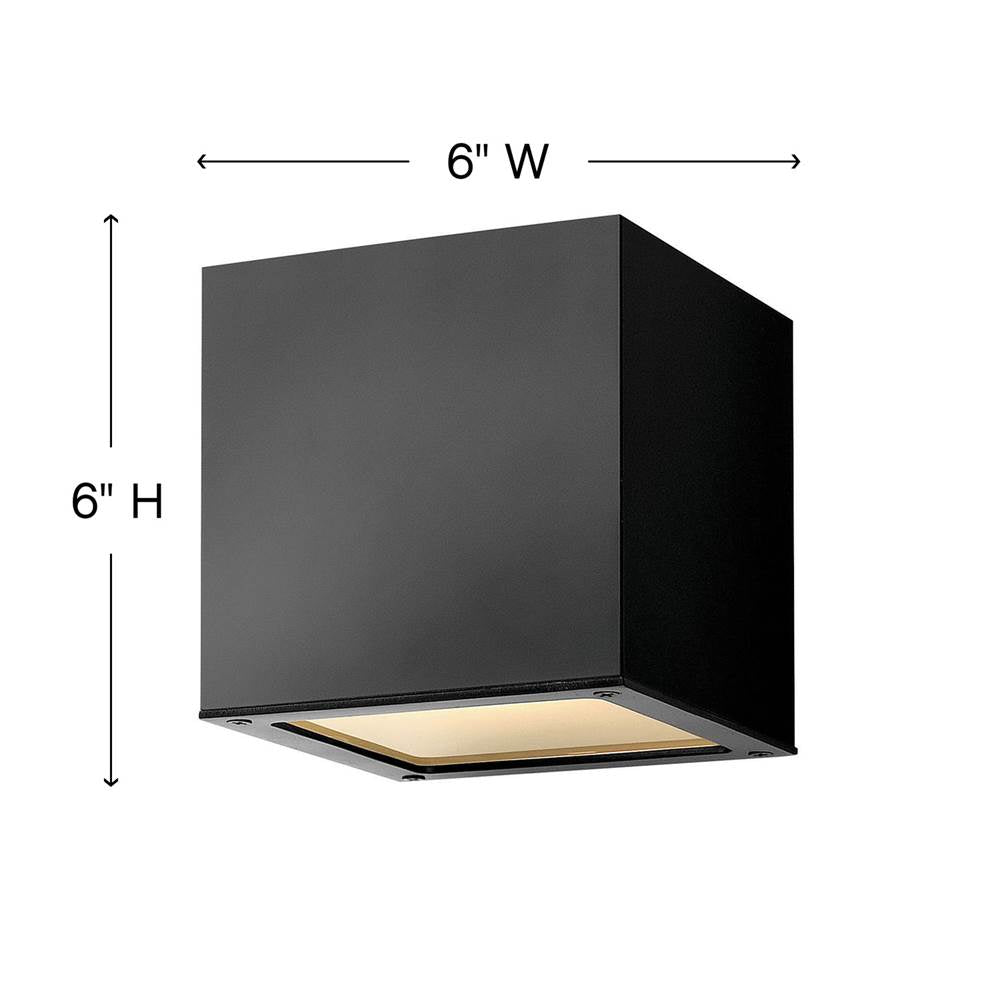 Hinkley Lighting Kube Small Up/down Light Wall Mount Lantern