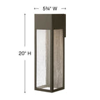 Hinkley Lighting Rook Extra Large Wall Mount Lantern
