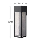 Hinkley Lighting Rook Extra Large Wall Mount Lantern