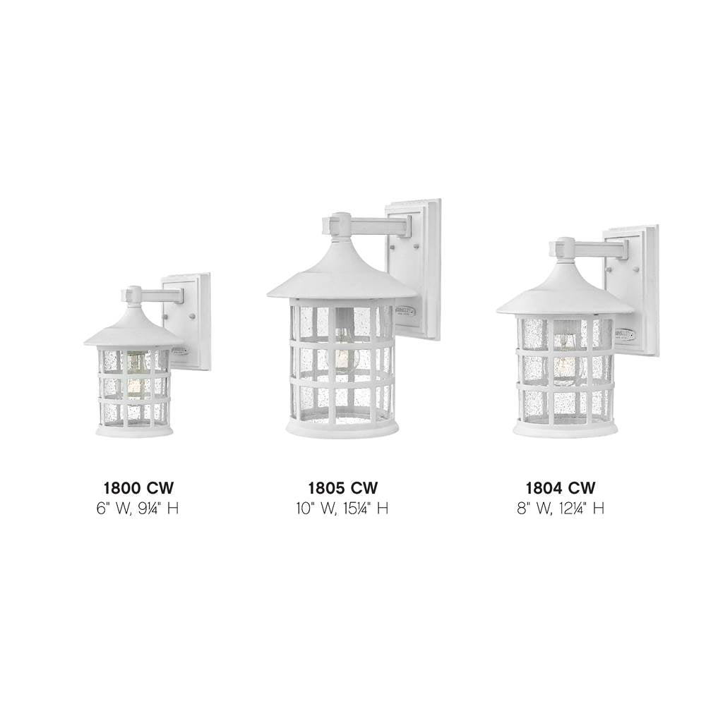 Hinkley Lighting 1804CW Classic White Medium Wall Mount Lantern Image 4