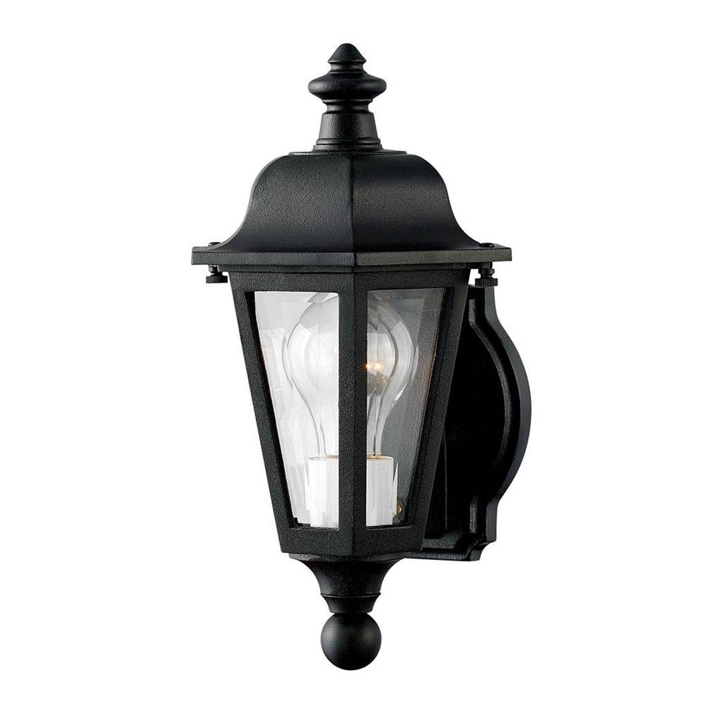 Hinkley Lighting 1819BK Black Small Wall Mount Lantern Image 1