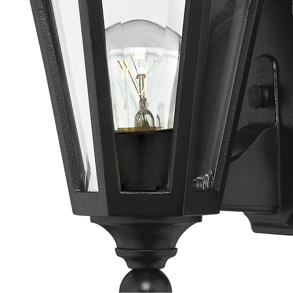 Hinkley Lighting 1819BK Black Small Wall Mount Lantern Image 4