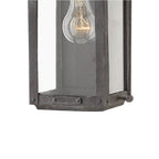 Hinkley Lighting 1850DZ Aged Zinc Small Wall Mount Lantern Image 8