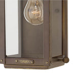 Hinkley Lighting 1850LZ-LL Light Oiled Bronze Small Wall Mount Lantern Image 4