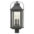 Hinkley Lighting 1851DZ Aged Zinc Large Post Top Or Pier Mount Lantern Image 1