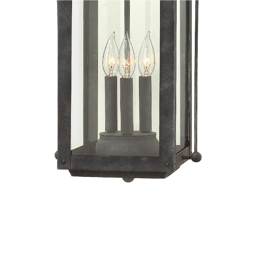 Hinkley Lighting 1852DZ Aged Zinc Large Hanging Lantern Image 4