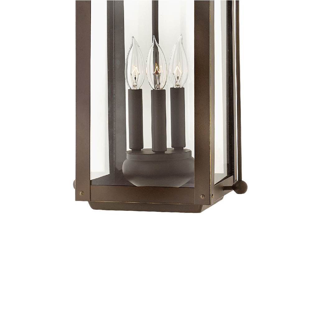 Hinkley Lighting 1852LZ Light Oiled Bronze Large Hanging Lantern Image 4
