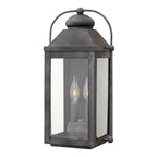 Hinkley Lighting 1854DZ-LL Aged Zinc Medium Wall Mount Lantern Image 1